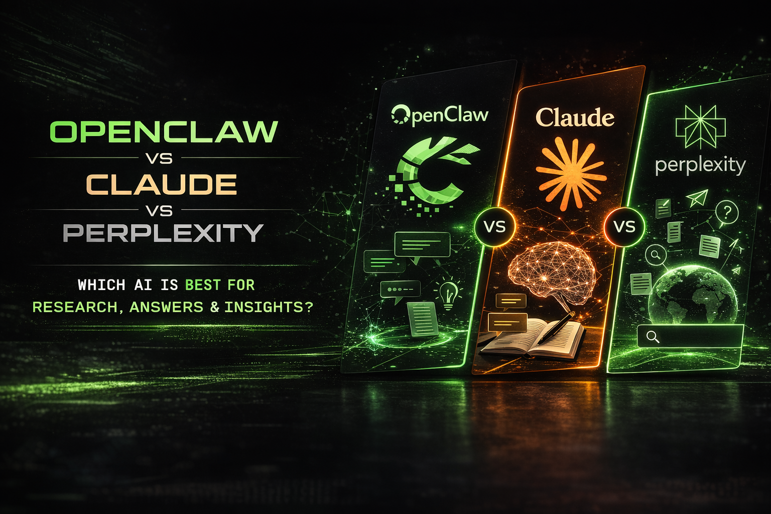 OpenClaw vs Claude vs Perplexity